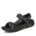 Skechers Lomell Rip Tide Siyah Erkek Sandalet