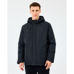 Skechers M Coated Jacket Erkek Siyah Mont S242046-3817