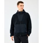 Skechers M Comfort Hoodie Sherpa Jacket Erkek Siyah Mont S2520131-3817