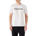 Skechers M Graphic Tee Big Logo T-Shirt Erkek Off White Tshirt
