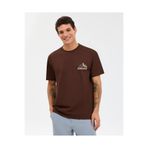 SKECHERS M Graphic Tee T-Shirt Erkek Darkbrown Tshirt S2610059-2210