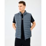 Skechers M Outerwear Polar Lining Paded Vest Erkek Gri Yelek S242212-3998