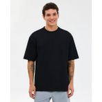 SKECHERS M Oversize T-Shirt Erkek Siyah Tshirt S2610110-3817
