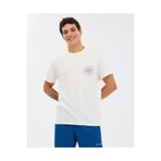 SKECHERS M Regular T-Shirt Erkek Beyaz Tshirt S2610119-3855