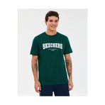 SKECHERS M Regular T-Shirt Erkek Haki Tshirt S2610122-4222