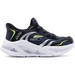 Skechers Meteor Lights Brisk-Beams Kids Sneaker Lastik Bağcıklı Işıklı Çocuk Ayakkabısı Lacivert