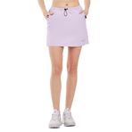 Skechers Micro Collection W Skort Skirt Kadın Mor Şort Etek
