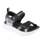 SKECHERS MICROSPEC-SPLASH Erkek Çocuk Sandaleti, Siyah, 33 Beden