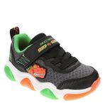 Skechers Mighty Glow 2.0-Dino-Bolt Küçük Erkek Çocuk Işıklı Spor Ayakkabı, 23 EU, 403501N, Siyah, Erkek çocuk