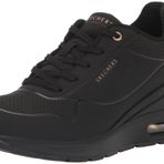 Skechers MİLLİON AİR - ELEVATED AİR 155401 BBK Kadın Günlük Ayakkabı Siyah 40 EU