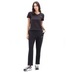 Skechers New Basics W V Neck Siyah Kadın T-Shirt