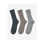 Skechers Non Terry Crew - 3'Lü Paket Erkek Çorap Erkek Yeşil Çorap S116025-300