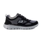 Skechers S Burns - Agoura 52635-BKGY Erkek Spor Ayakkabı Siyah Gri