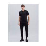 Skechers S211800-001 Polo M Short Sleeve Yaka Siyah Erkek T-Shirt