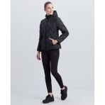 Skechers S212001-001 W Capitone Hooded Jacket Siyah Kadın Mont