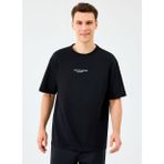 Skechers S231094-3817 M Graphic Tee Reflect Siyah Oversize Erkek T-Shirt