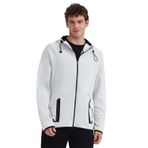 Skechers S232184M Beyaz 2Xİ-Lock Full Zip Hoodie Erkek Ceket