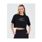Skechers S241014-001 Siyah Kadın T-shirt