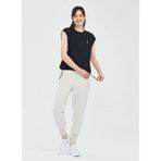 Skechers S241128-001 Soft Touch W Tank T-Shi Siyah Kadın Bisiklet Yaka Loose Fit T-Shirt