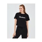 Skechers S241212-001 Siyah Kadın T-shirt
