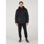 Skechers S242077-001 Outerwear Padded Jack Siyah Erkek Kapüşon Yaka Normal Kalıp Mont