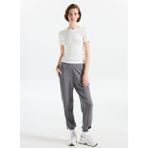 Skechers S2510056-1767 W Lounge Jogger Sweat Gri Regular Fit Kadın Sweatpant