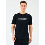 Skechers S2520114-3817 M Light FabricT-Shirt Siyah Regular Fit Erkek T-Shirt