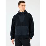 Skechers S2520131-3817 M Comfort Hoodie Sher Siyah Erkek Zip Ceket