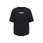 Skechers S2610063-3817 W Oversize Fit Graphi Siyah Kadın T-Shirt