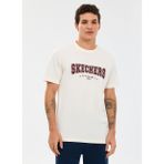 Skechers S2610122-3855 M Regular T-Shirt Beyaz Regular Fit Erkek T-Shirt