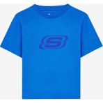 Skechers SK232080-403 Mavi Erkek Çocuk T-shirt
