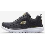 Skechers Skechers Lite-Weight Qtr Overlay Erkek Günlük Spor Ayakkabı 52635 Char Grı - (ClearEyelets)Black-RadiantOrchid