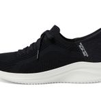 Skechers Sport Women's Eller Serbest Ultra Flex 3.0 Brilliant Path Sneaker, Siyah, 7.5 Wide