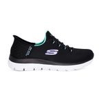 Skechers Summits 150123-BKTQ Kadın Spor Ayakkabı Siyah