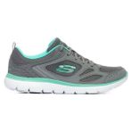 Skechers Summıts Kadın Spor Ayakkabı 12982 - Gri - Turkuaz