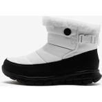 Skechers Synergy - Nocturne Kadın Beyaz Kar Botu 167423 Wbk - Beyaz - Siyah