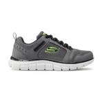 Skechers Track - Knockhill 232001-CCBK Gri Erkek Spor Ayakkabı