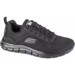Skechers Track-Leshur Erkek Spor Ayakkabı 232758 Bbk Düz Tabanlı Hafif ve Esnek Yapı - Siyah