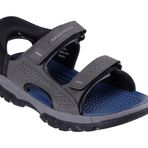 Skechers Tresmen Reece erkek spor sandaleti, kömür, 47.5 EU