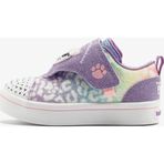 Skechers Twi-Lites-Twinkle Pets Kids Light Sneaker Cırt Cırtlı Işıklı Sesli Çocuk Ayakkabısı Mor