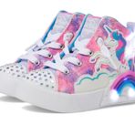 Skechers TWİNKLE MAGİC Kız Çocuk Ps Pembe Işıklı Spor Ayakkabı