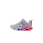 Skechers TWİSTY BRİGHTS - COLOR RADİAN Kız Çocuk Ps Gri Işıklı Spor Ayakkabı