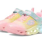 Skechers TWİSTY BRİGHTS - SWİRLED COLO Kız Çocuk Gs Pembe Işıklı Spor Ayakkabı