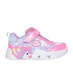 Skechers Unıcorn Charmer Lıl Heart Sparkles Küçük Kız Çocuk Pembe Işıklı Spor Ayakkabı 303064N Pkmt, Lila, 23