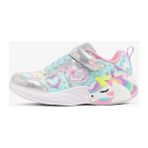 Skechers Unıcorn Dreams Heart Sparkles Işıklı Kız Çocuk Spor Ayakkabı 303063L - Pembe - Turkuaz - Gümüş