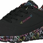 Skechers Uno Loving Love Siyah Kız Çocuk Spor Ayakkabı
