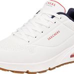 Skechers Uno Stand On Air White Durabuck Navy Red Trim Erkek Spor Ayakkabı