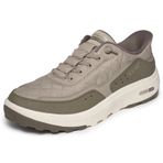 Skechers Urban Explore Cozy Fit Hands Free Slip-in erkek spor ayakkabısı, Boz kahverengi tekstil sentetik süsleme, 41.5 EU