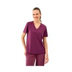 Skechers V Yaka T-Shirt, S, S2510277-3877, Bordo, Kadın