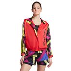 Skechers W Capsule Coll. Big logo Full Zip Jacket Kadın Kırmızı Fermuarlı Eşofman Üstü